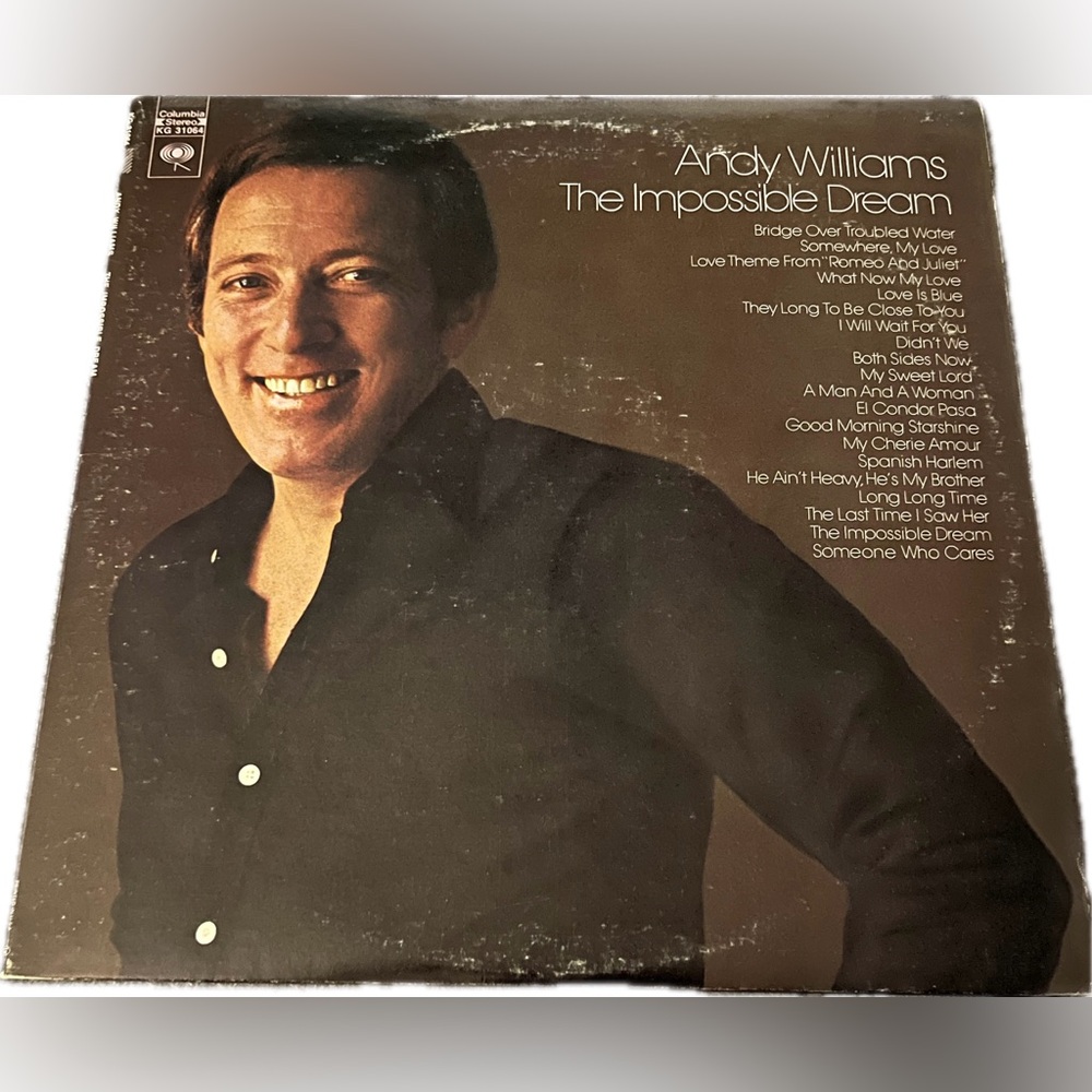 Andy Williams The Impossible Dream Vinyl Album
